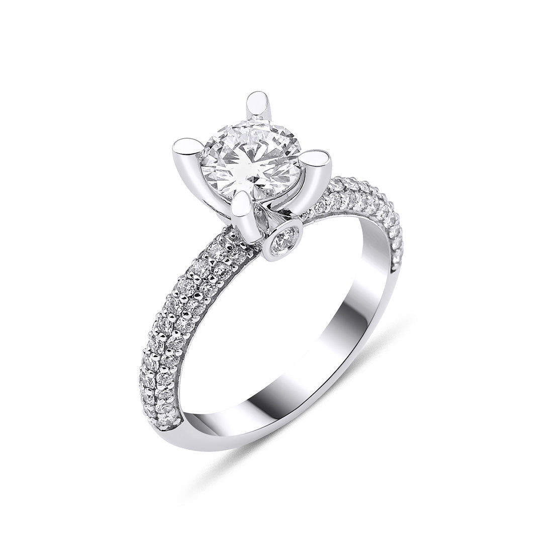 1.24 Carat Solitaire Diamond Ring