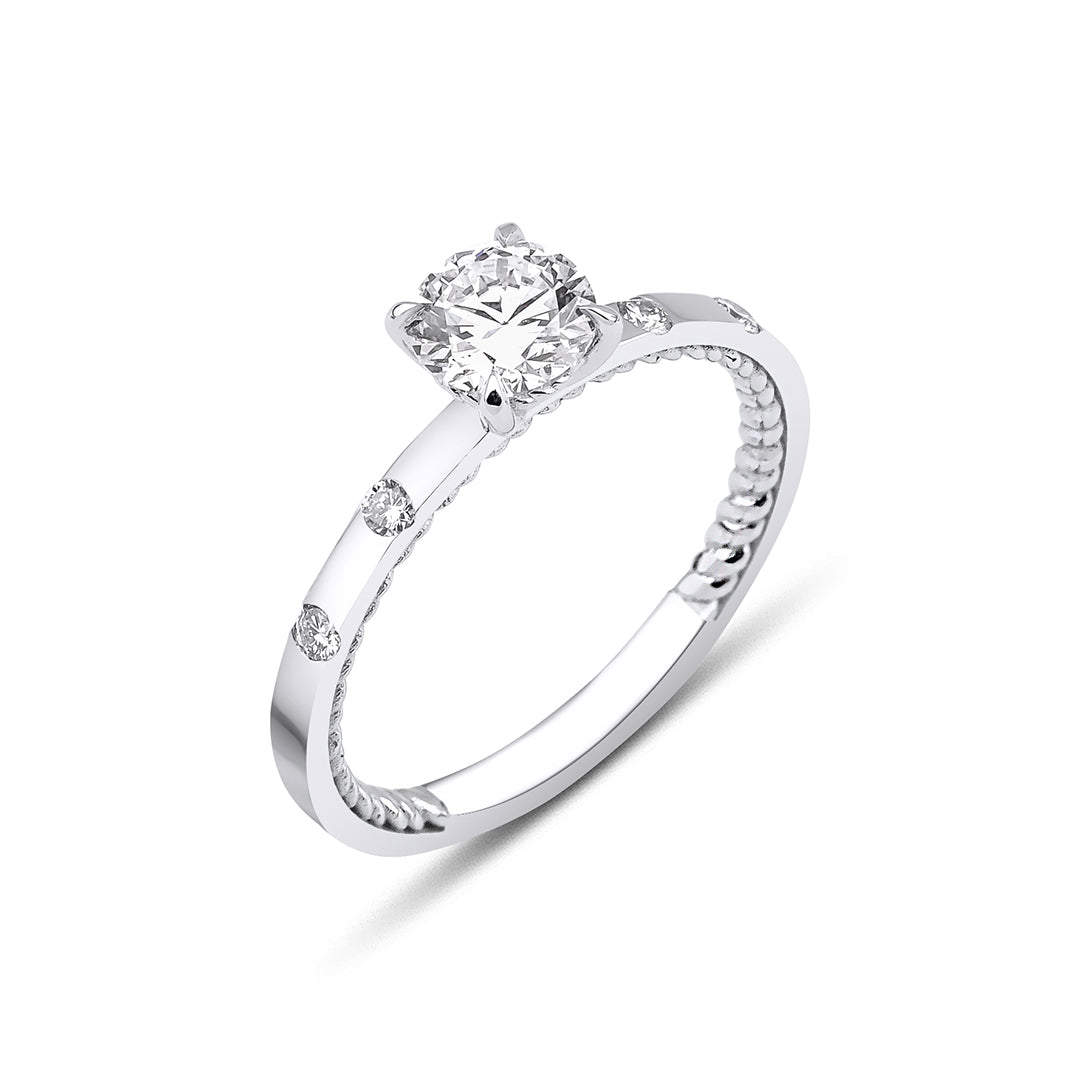 1.11 Carat Solitaire Diamond Ring