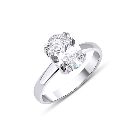 2.50 Carat Solitaire Diamond Ring (Oval)